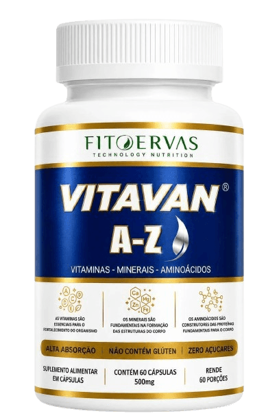 Vitavan A-Z — Multivitamínico Completo — 60 Cápsulas