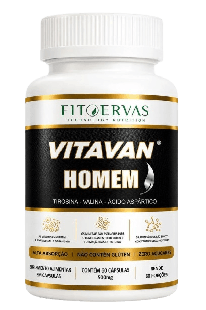 Vitavan Homem — Multivitamínico Masculino — 60 Cápsulas